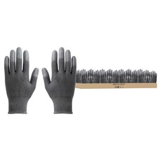 MEGA GRIP PU指尖塗層手套 L, 30套, 灰塔