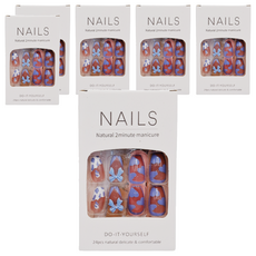 Paula's Nail 寶拉美甲 星月蝴蝶寶石美甲貼片, AP69112, 6盒