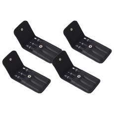 Beauty Mama高級專業鑷子 3種組, 黑色, 4套