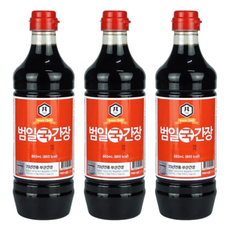 범일 국간장, 860ml, 3개