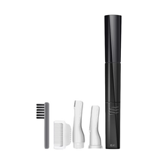 KAI 貝印 男用電動修眉器 附梳 修眉刀 + 短刃替換頭 + 打薄排梳 + 蓋子 + 清潔刷, KG-1800, White