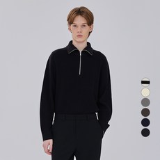 Mindbridge男女通用半拉鍊針織衫 MAKT71A1