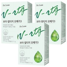 Dr.Lean Omega-3魚油膠囊, 30顆, 3盒