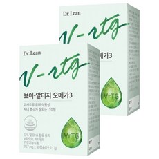 Dr.Lean Omega-3魚油膠囊, 30顆, 2盒