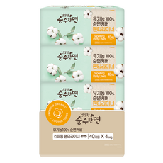Pure Cotton 纯棉美人 棉質護墊, 40片, 4包, 加長型(18cm)
