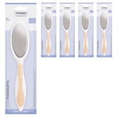 TITANIA 金屬磨砂雙面搓腳板 隨機出貨, 單品, 5個