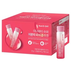 뉴트리디데이 이너뷰티 슈퍼 저분자 피쉬콜라겐, 25g, 30개