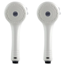 Sonaki 省水增壓一鍵調節蓮蓬頭S7, 白色, 2個