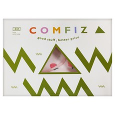 COMFIZ 康菲 大童3D醫療口罩 7-12歲 草莓甜不甜, 30片, 1盒, 粉色 + 紅色