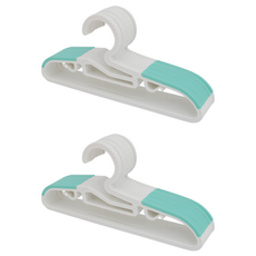 Happy Home 幼兒用防滑衣架, 白色薄荷綠, 140個