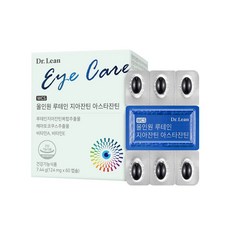 Dr.Lean 多效合一葉黃素玉米黃質蝦紅素, 1個, 60錠