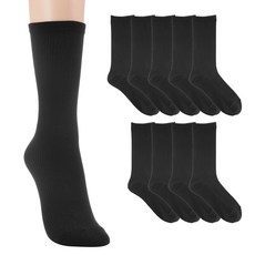 BASE ALPHA ESSENTIALS 女款羅紋長筒襪 10雙