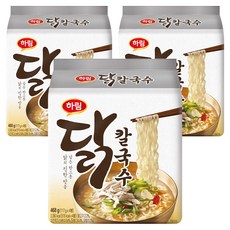 하림 닭칼국수 봉지, 117g, 12개