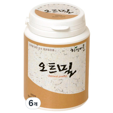 Jayeonmaeul 오트밀 가루 워시오프 팩, 1개입, 6개