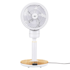 MOLIJIA 魔力家 全自動DC變頻無刷直流循環風扇 M186 9吋 落地型 木紋款