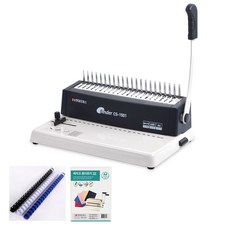 PAPER FRIEND 個人家用塑料環裝訂機 CS-1501環 100入+資料袋 100入, 450張
