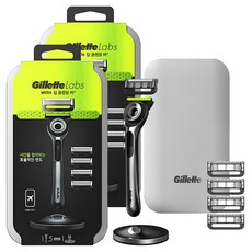 gillettelabs 深層清潔皂片刮鬍刀組, 2套, 1組