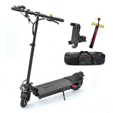나노휠 전동킥보드 21Ah + 전용가방 + 휴대폰거치대 + 펌프, NQ-AIR 500W Plus Premium, 블랙, 1개