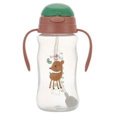 vivibaby 彈跳吸管杯, 小鹿, 330ml, 1個
