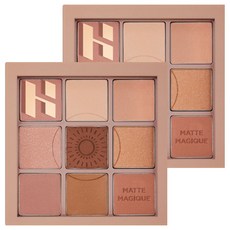 HOLIKA HOLIKA My Fave Mood Eye Palette九宮格眼影盤 8g, Daizy, 2個