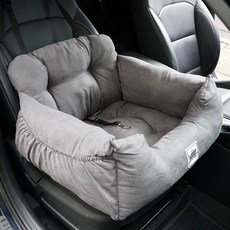 meongmoongs 寵物專用安全座椅, 炭灰色, 1個