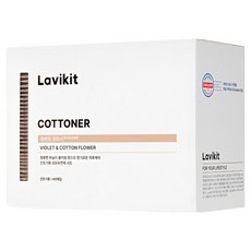 La vikit Cottoner 衣物柔軟香氛紙 白亞麻香, 40片, 1盒