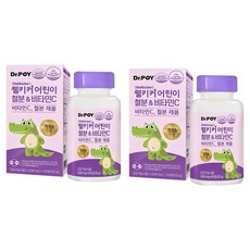 닥터포이 웰키커 어린이 철분 & 비타민C, 120정, 2개