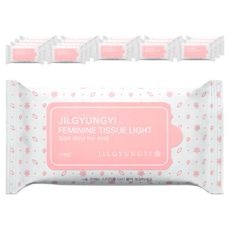 JilGyungYi 質更益 抽取式植感私密處用濕紙巾 粉色款 10張入, 10張, 18包