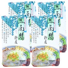 中農粉絲 馬尾絲粉皮, 上等馬鈴薯澱粉, 豌豆澱粉, 綠豆澱粉, 口感獨特, 零脂肪, 低GI, 全素, 零添加, 清真認證, 120g, 4包