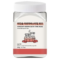 ainsoap 香氛沐浴時光碳酸SPA 玫瑰 + 專用匙, 260g, 1套