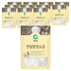 청정원 천일염 맛소금, 250g, 12개