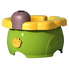 哩哩摳摳 LILIKOKO 兒童摺疊馬桶 便攜式 寶寶如廁訓練, 綠色, 1個