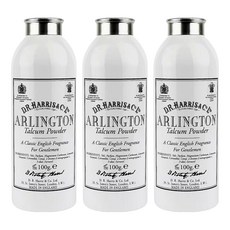 D.R. Harris 雅靈頓 爽身粉 佛手柑麝香, 100g, 3瓶