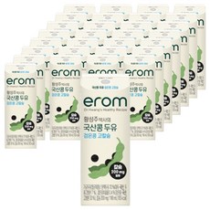 이롬 황성주 박사의 국산콩 두유 검은콩 고칼슘, 190ml, 40개