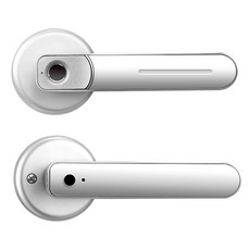 FJ 智能2合1指紋感應防盜電子鎖 鑰匙開鎖 USB供電接口, CK-3, 裝電池