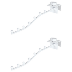 Crevas掛著使用的空間活用縫隙衣架, 白色, 2個