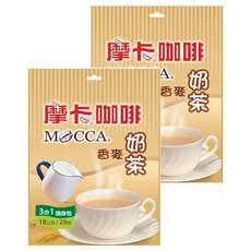 MOCCA 摩卡 香麥奶茶, 18g, 28包, 2袋