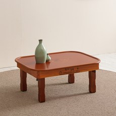 Honigitdeun Cho Eunsaesang Namwon 鑲嵌長方形橢圓桌 600 x 450 mm, 棗