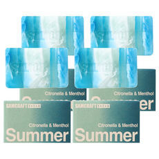 샘크래프트 퍼퓸 바디 클렌징바 썸머, 100g, 4개