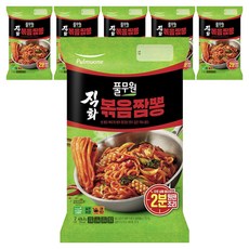 풀무원 직화 볶음 짬뽕 2인분 406.8g, 6개