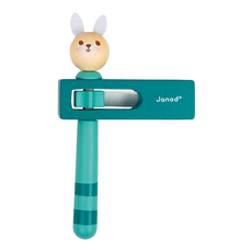 Janod 媽媽法寶 手搖齒木 2歲以上, 1個, 綠色 + 棕色