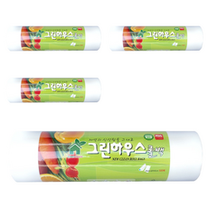 GreenHouse 위생롤백 특대형 35 x 45 cm, 특대(XL), 500개입, 4개