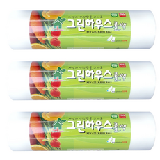 GreenHouse 위생롤백 특대형 35 x 45 cm, 특대(XL), 500개입, 3개