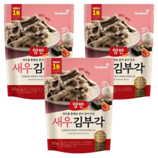 Dongwon 東遠 Yangban 兩班 海苔脆片 蝦風味, 50g, 3包