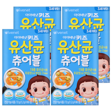 아이배냇 키즈 유산균 츄어블, 60정, 4개