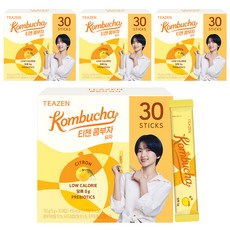 티젠 콤부차 유자, 5g, 30개입, 4개