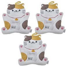 MORINO 摩力諾 造型擦手巾 24 x 35cm 發財貓, 1條, 3條
