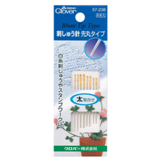 Clover 可樂牌 刺繡針套装 鈍頭 日本產 8入, 粗, 1組