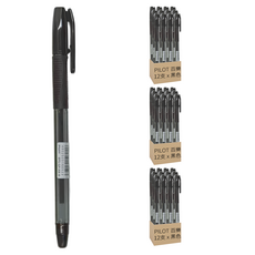 PILOT 百樂 舒寫筆 BPS-GP-XB, 黑色, 3盒