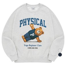 PHYSICAL DEPARTMENT 男女通用瑜伽熊寬鬆版型運動衫